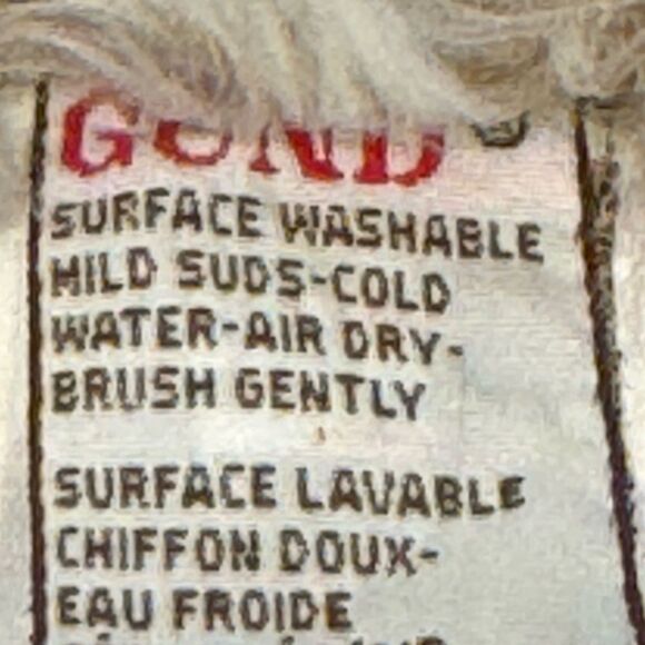 VINTAGE 1993 GUND PLUSH STUFFED Plush Soft Puppy Floppy Ear Tan Dog - Picture 8 of 9